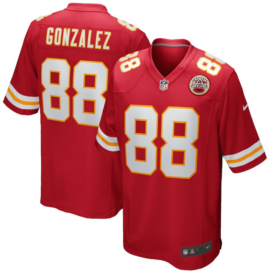 Men Kansas City Chiefs 88 Tony Gonzalez Nike Red Game Retired Player NFL Jersey